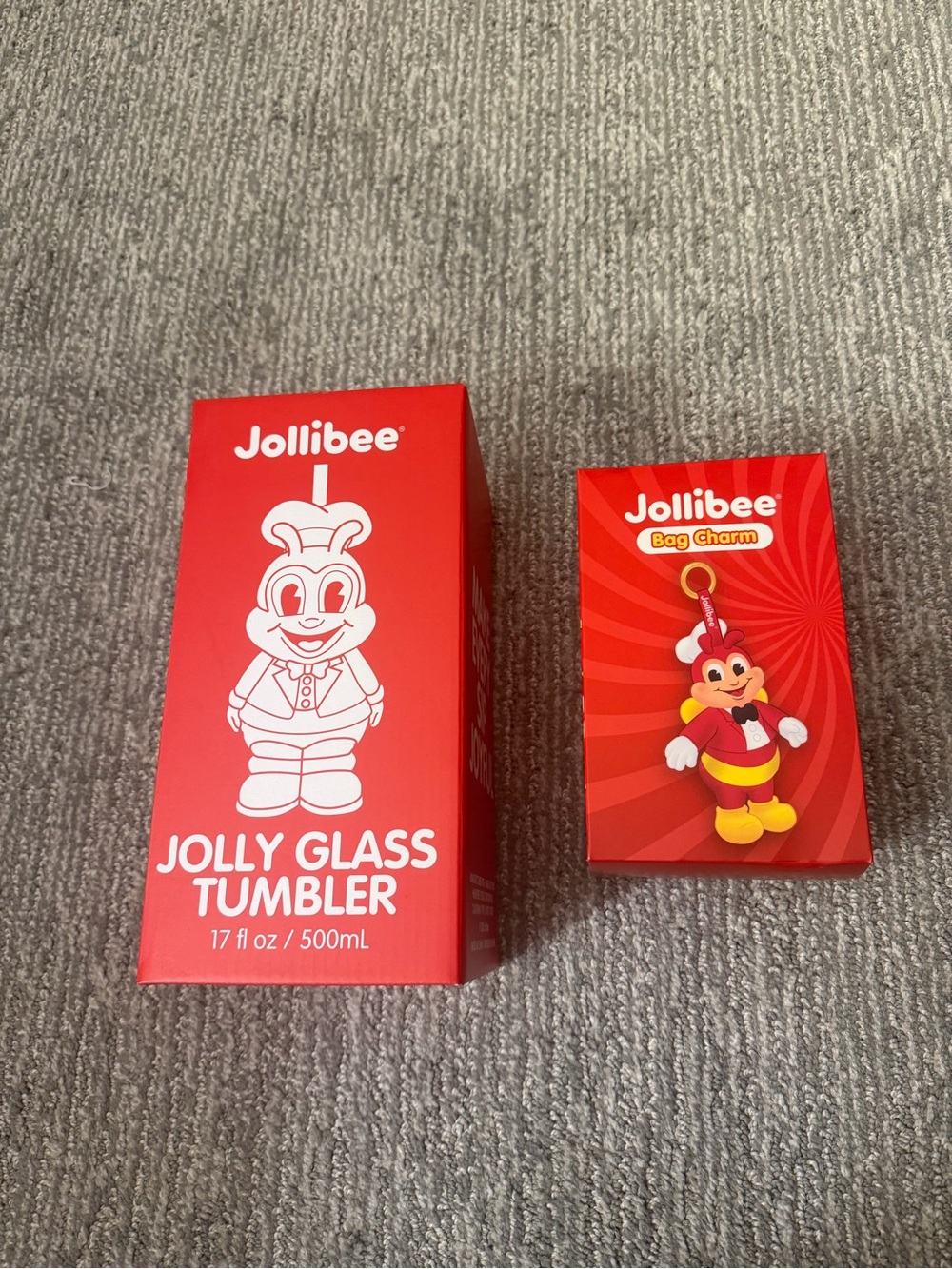 New Authentic Limited Edition Jollibee Tumbler and Bee Bag Charm